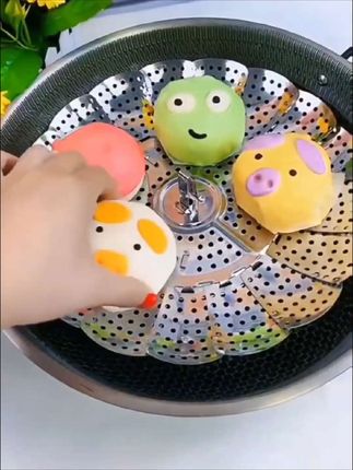 #不锈钢折叠蒸笼 #伸缩蒸笼架 #好物推荐🔥 #折叠蒸笼 #手提蒸笼架