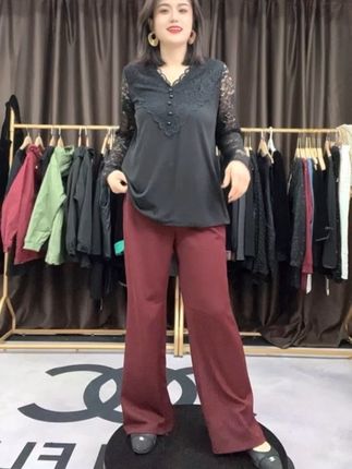 #官方官方大爱官方热门 #大码女装 #大码阔腿裤 @亮姐大码女装小号