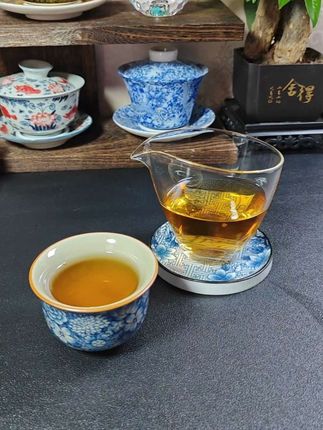 水滴揽月公道杯高硼硅玻璃耐热可电陶炉#茶具 #公道杯