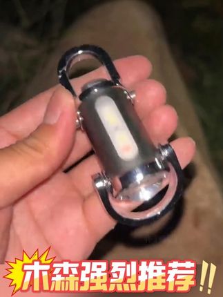 木森推荐的 2025新款便携钥匙扣灯户外手电筒灯防水多功能迷你移动电源照明#钥匙扣灯#手电筒#迷你手电筒#木森#木森大舞台