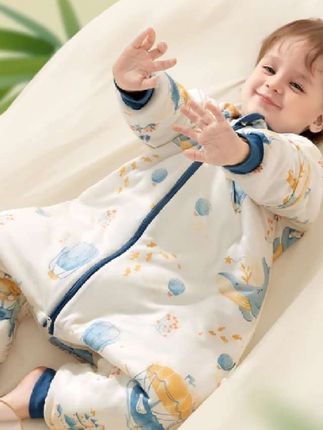 婴儿睡袋秋冬款儿童宝宝防踢被子神器分腿#童装 #婴幼儿服饰 #睡衣家居服