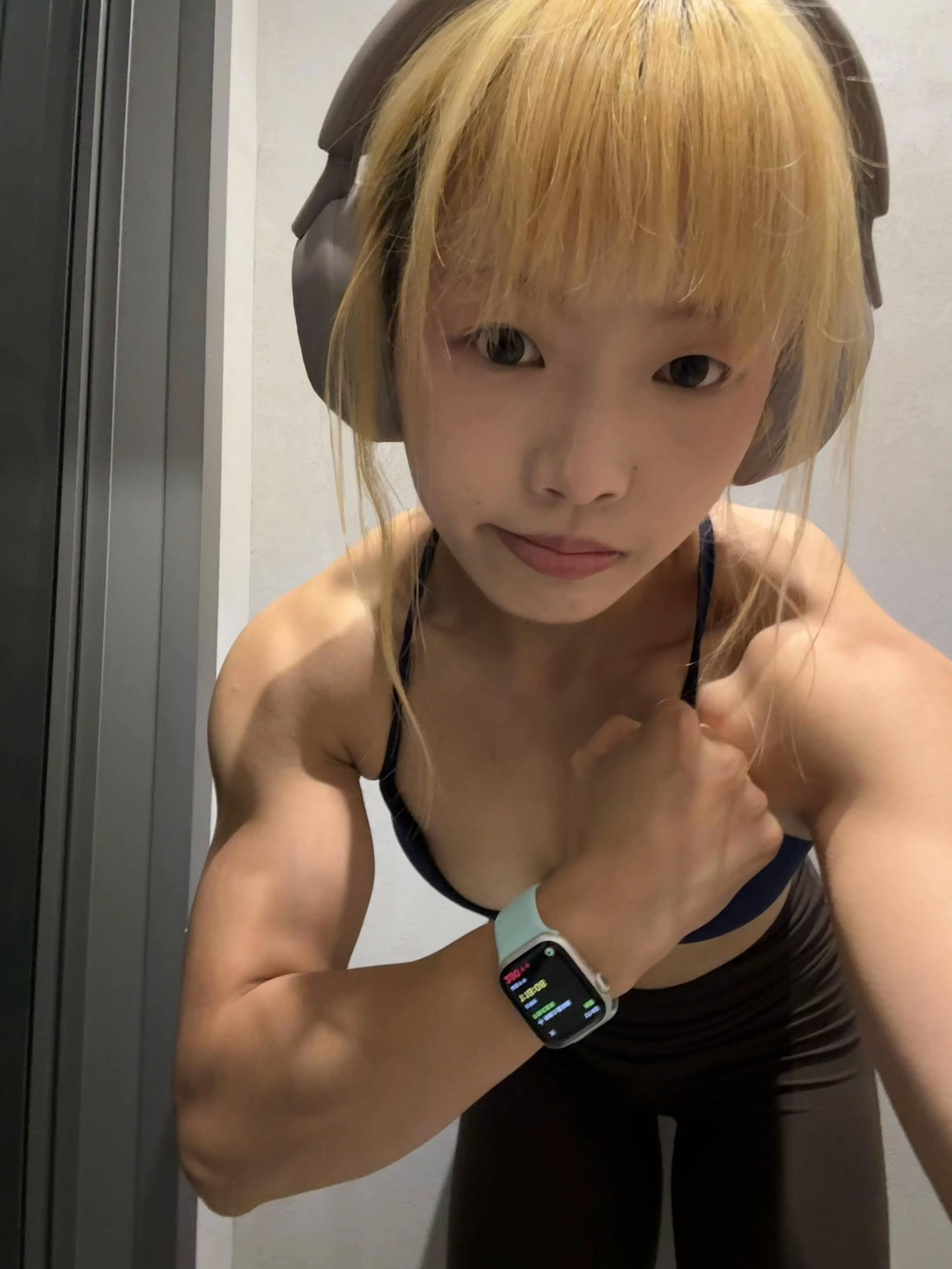 冬天增肌。#毫无训练痕迹 #增肌 #健身小白