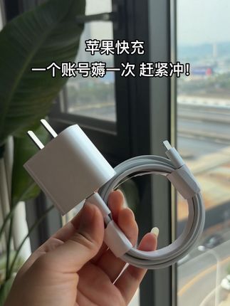 #源头实力厂家 一个账号薅一次,好划算!#苹果快充 #pd30w快充 #好物推荐🔥 #充电器