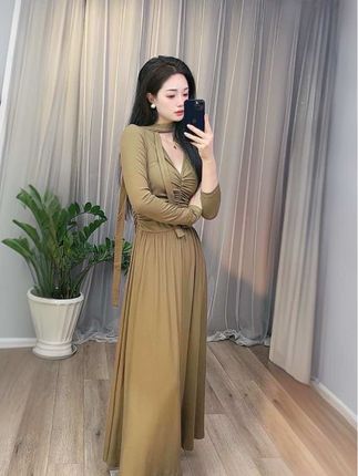 #秋季穿搭 #高级显瘦连衣裙