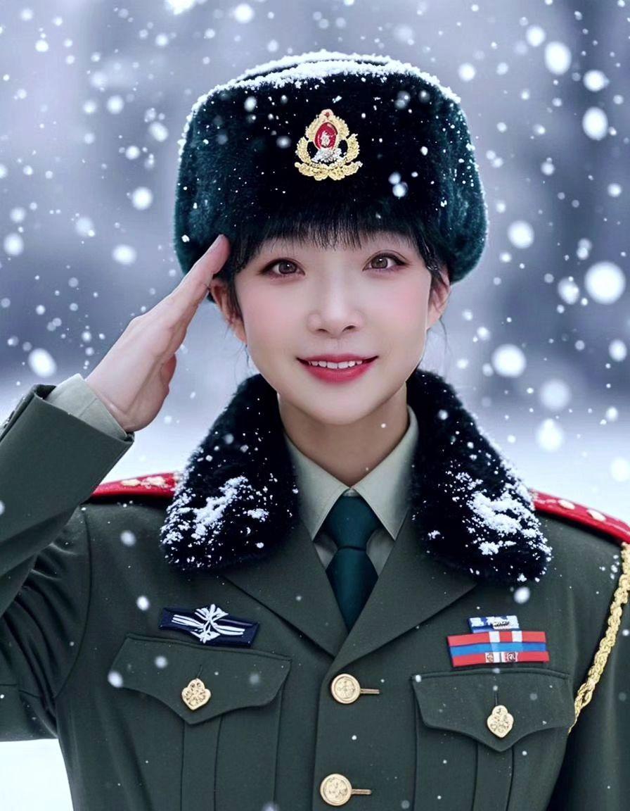 #AI雪中英姿