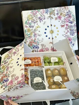 花好月圆中秋节果礼包装盒 水果搭配月饼|强迫症福音,整齐排列#高端水果 #强烈推荐 #水果礼盒 #中秋礼盒 #丁峰包装
