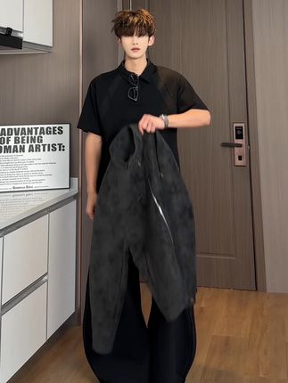 PU皮新款复古外套也太帅了吧#外套 #秋冬新款 #夹克外套