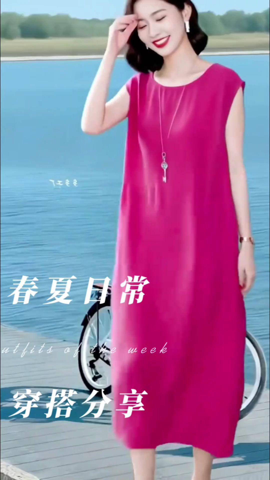 2024新款夏季重磅仿铜氨丝小众大码高端轻奢裙子优雅气质长裙