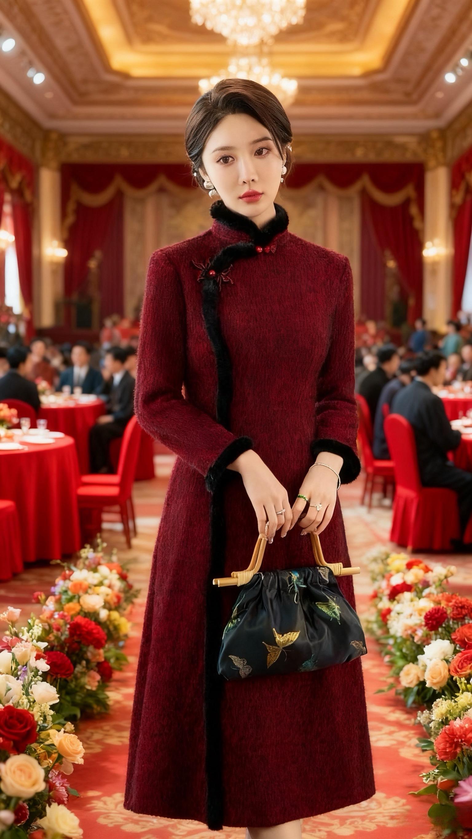 #婚礼妈妈礼服 #优雅气质 #旗袍 #婚宴妈妈装 #穿搭 @巨量千川