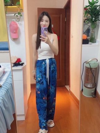 绵绸面料真的超舒服,穿了回上瘾😁😁