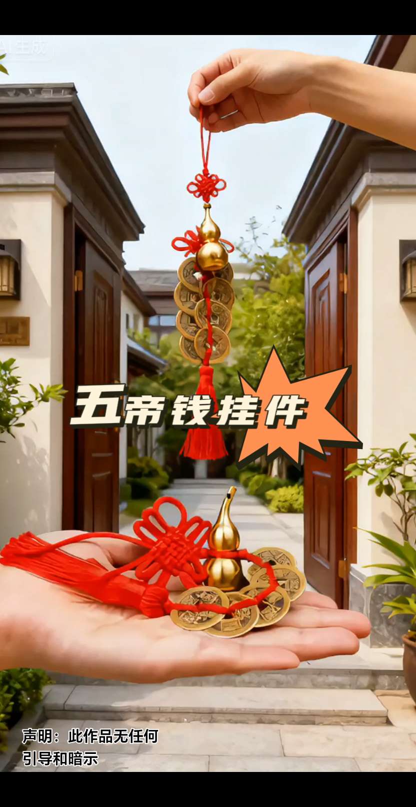 #民间习俗 #五帝钱 #国风 #上热搜 #招财纳福