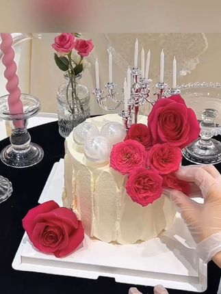 8喜冰淇淋夹心女士鲜花生日蛋糕#抖音团购附近送货上门同城免费配#蛋糕 #生日蛋糕 #网红蛋糕 #鲜花生日蛋糕 #同城免费配送上门