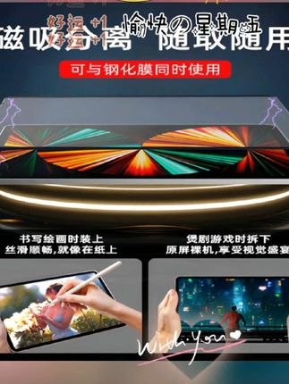 iPad类纸膜适用iPadAir5/6苹果2024新款iPad高清贴膜书写绘画膜#热门概念 #家国天下 #平安顺利 #适者生存优胜劣汰