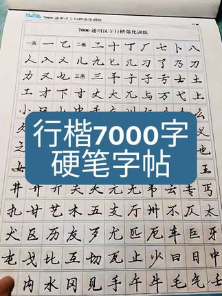 #成人楷书行楷硬笔字帖 #练字 #硬笔书法