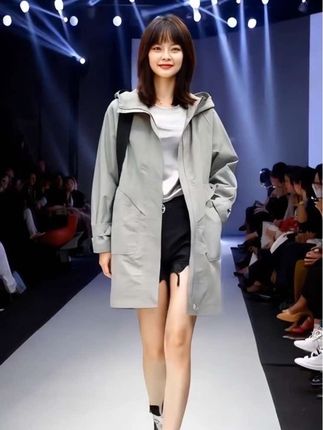 秋季新款韩版设计感中长款休闲外套宽松显瘦高级感春秋时髦风衣女#引领时尚潮流 #气质女神穿搭 #高级穿搭 #优雅气质 #女神穿搭