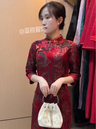 #旗袍 #妈妈装旗袍 #秋季新款 #长款旗袍