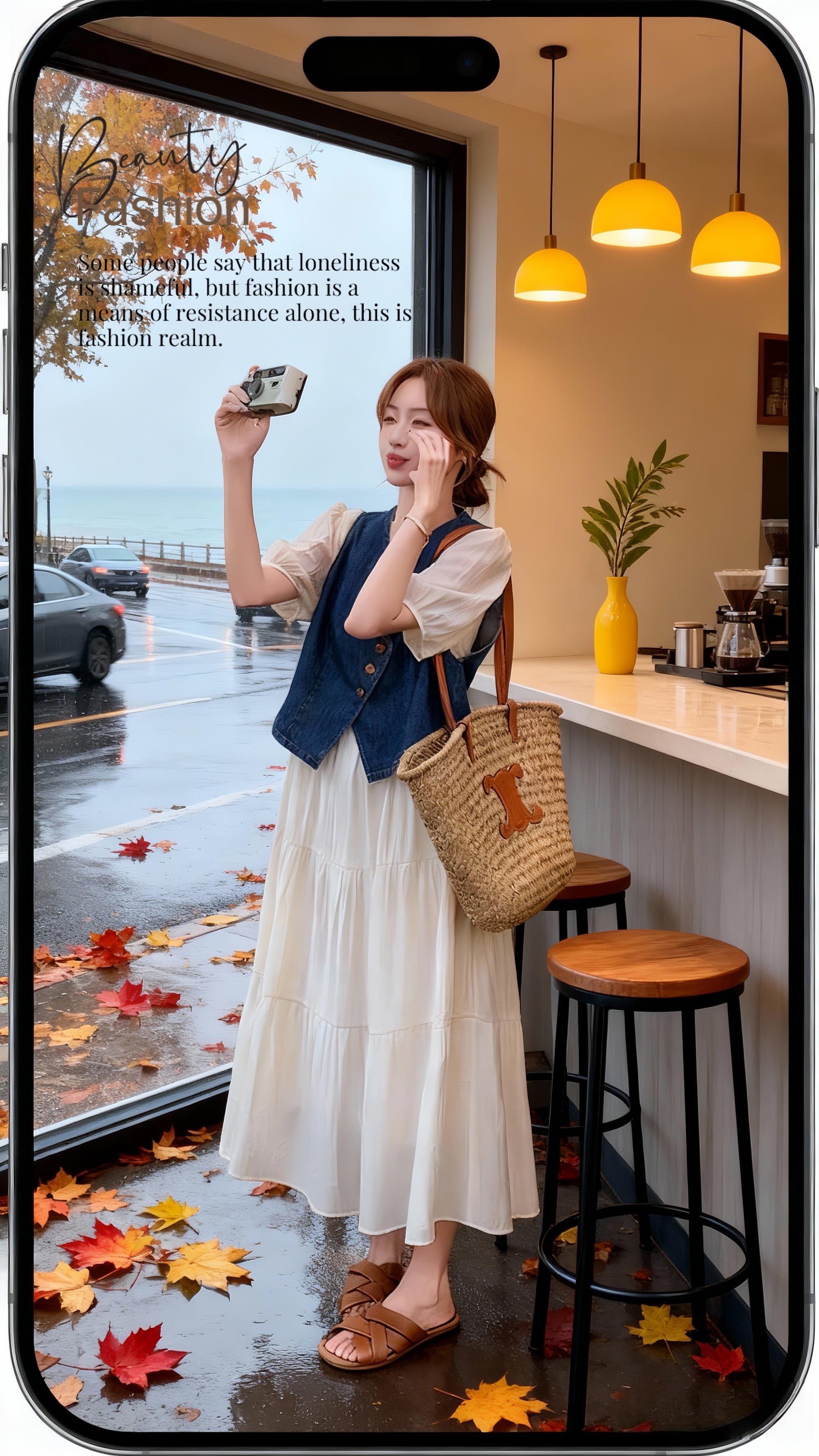 🔥OOTD|初秋法式松弛感穿搭,谁穿谁温柔! 谁能拒绝这套“上班通勤+周末约会”通吃的穿搭啊! 👗奶白色褶皱连衣裙自带空气感,层层裙摆走路都在发光,宽松版型对各种身材都友好~ 💙牛仔马甲一搭,瞬间让造型有了层次感,复古蓝调还特别显白! 👜草编包+棕色凉鞋,把法式慵懒感拉满,日常出街随性又吸睛~ 这套穿去咖啡馆、逛市集都很绝,温柔又有格调,初秋必入的松弛感穿搭就是它了! #时髦精的ootd #早秋通勤出游穿搭一起拿捏 #早秋冷冽又随性的气质穿搭 #连衣裙搭配 #显瘦穿搭