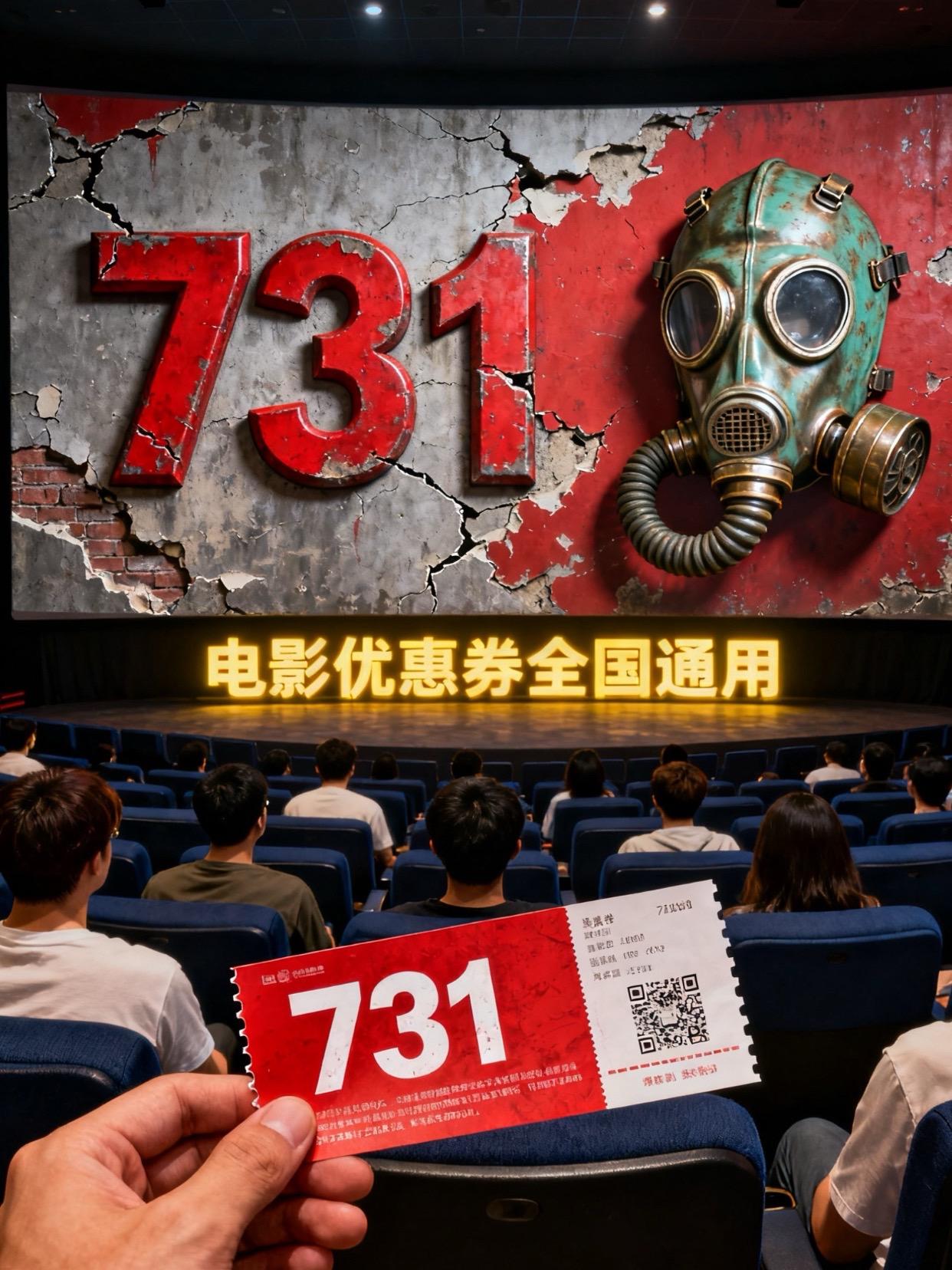 这个电影你们去看了吗,我看完到现在心情都久久不能平静下来#731电影#强烈推荐 #铭记历史#勿忘国耻