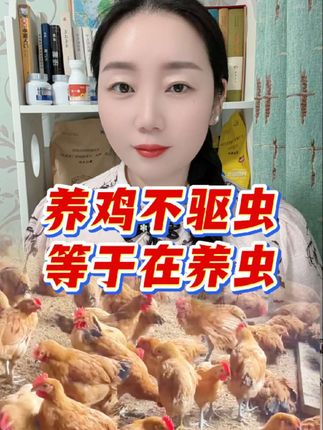 养鸡要定期驱虫,鸡有虫干吃不长,啄羽啄肛掉毛,阿苯伊维内外虫全驱#鸡驱虫##养鸡 #内外驱虫#养殖##好物推荐