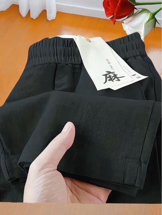 #棉麻裤#秋季穿搭 #显高显瘦显腿长 #谁穿谁好看不分年龄段 #早秋松弛感穿搭