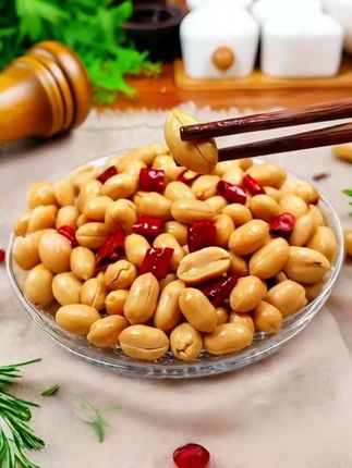 下酒鲜烤花生 #花生米 #美食 #下酒菜 #家常美食 #营养丰富