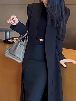 大码中长款风衣外套#每日穿搭更新 #穿出自己的风格 #好不好看你们说了算 #品味穿搭 #早秋穿搭
