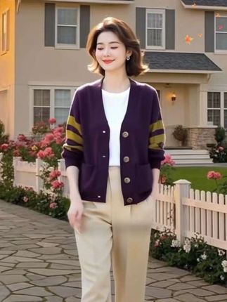 #针织开衫#毛衣外套#时尚百搭#不挑人#谁穿谁好看