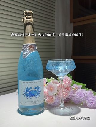 大海的浪漫!海盐蓝橙气泡酒!有橙子的香味和海盐的咸味!碳酸饮料的口感!酸酸甜甜的!冰冰凉凉的!巨好喝!#仙女都在喝什么 #微醺时刻 #气泡酒 #果酒 #微醺的感觉刚刚好