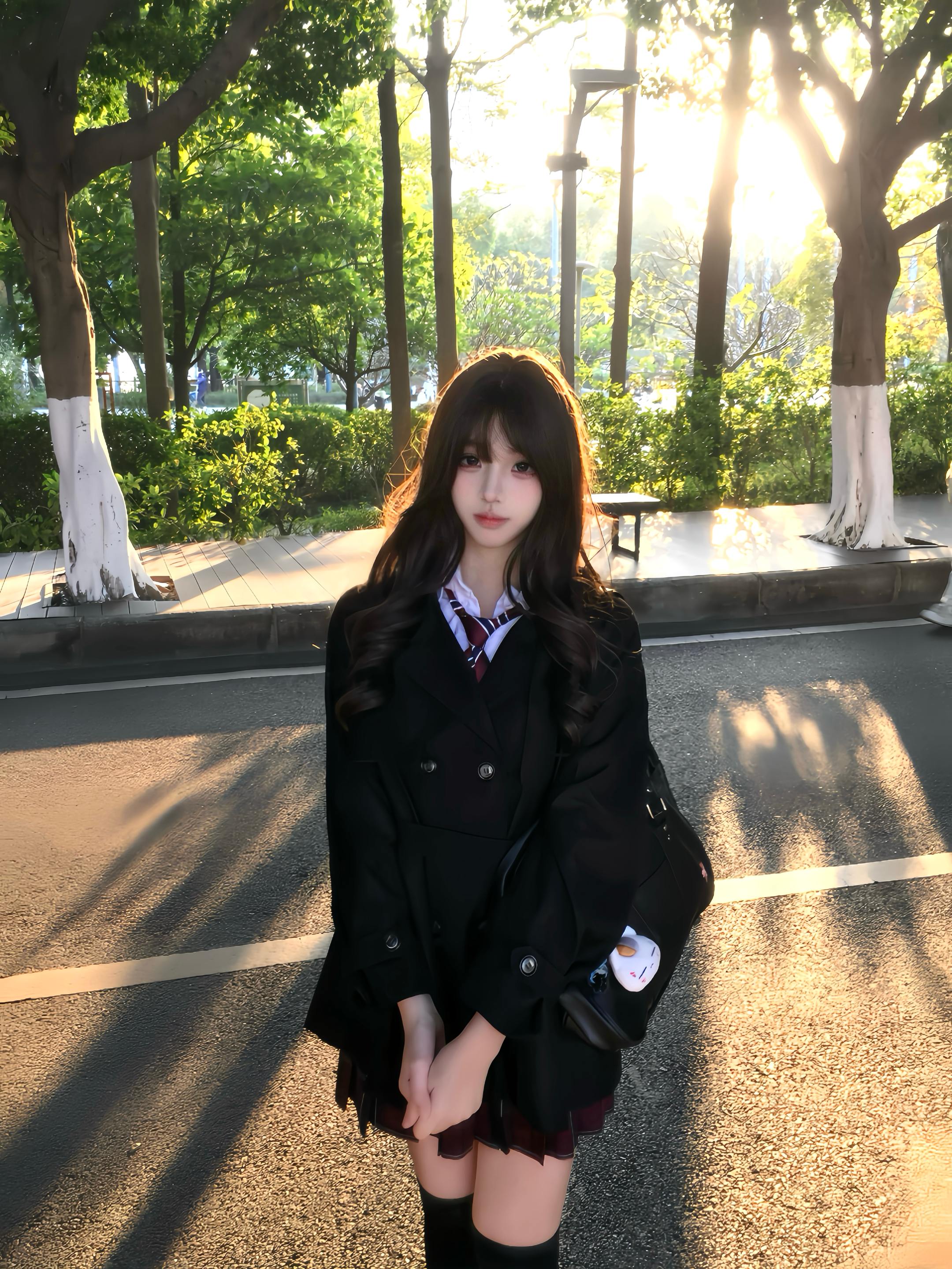 以人类现有的自制力 还不足以抵御小新这种萌物ꉂ ᳐˶ᵒ ᵕ ˂˶ ᳐ฅ#jk #OOTD #甜妹