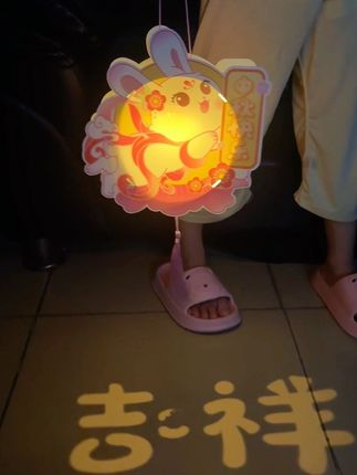 #花灯 #发光玩具 #中秋节手工