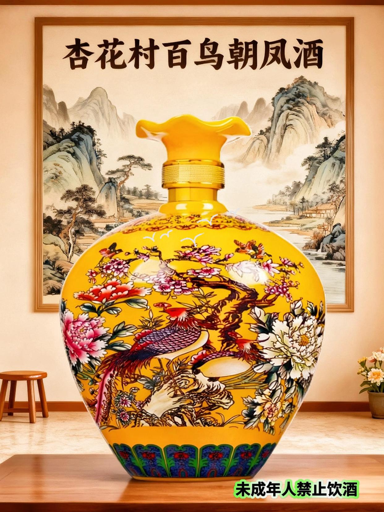 杏花村百鸟朝凤酒3斤大坛装。#白酒 #生活感悟 #传统文化 #快来一起尝个鲜 #好酒推荐
