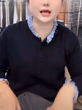 #大码加厚针织开衫#针织衫#新款女装#晒晒我的秋日穿搭#秋冬穿搭新鲜感在线