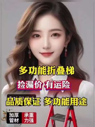 #厂家直发品质保证 #一件也是出厂价 #好物推荐🔥 #多功能折叠梯#超便宜超划算