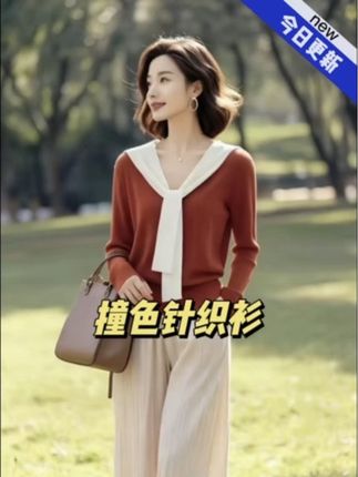 #显白穿搭 #春秋穿搭 #减龄气质