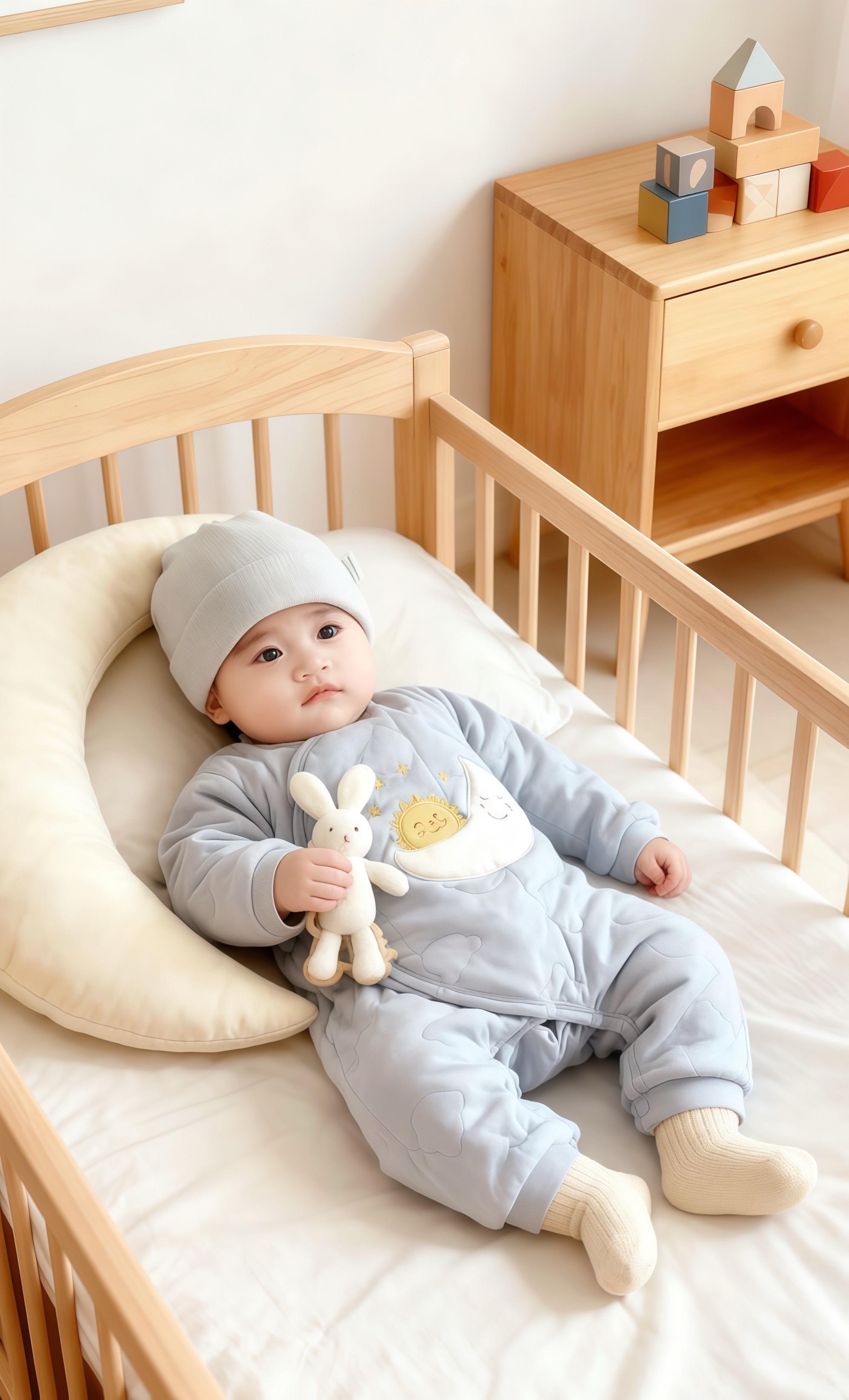 婴儿秋冬夹棉保暖连体衣,双层护肚不受凉~#萌娃穿搭 #婴幼儿服饰 #夹棉连体衣 #新生儿衣服 #秋冬穿搭 @抖加🔥上热门🔥dou+🔥热点宝