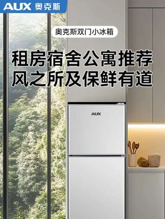 家用小型冰箱,宿舍办公室出租房用,冷冻冷藏双门电冰箱,小体积大容量#冰箱 #小户型冰箱 #双门冰箱 #电冰箱 #小冰箱