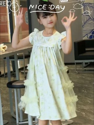 #女童连衣裙 #生女儿就是用来打扮的 #夏季穿搭 #高品质童装 #甜美穿搭