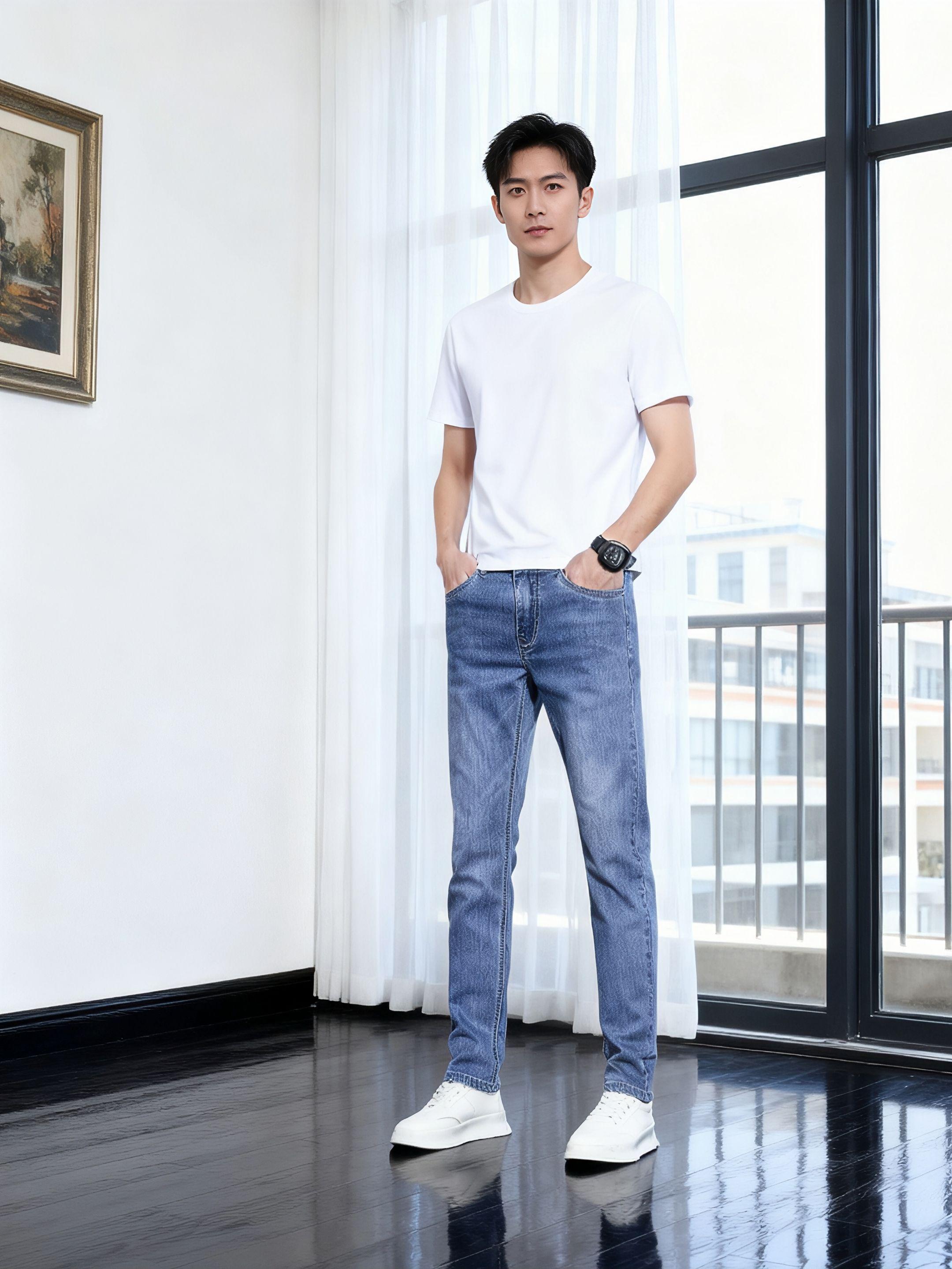 #牛仔裤 #显瘦显高显腿长 #男士牛仔裤 #品质男装 #男士穿搭