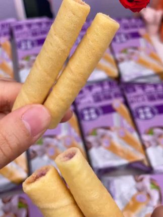 未尚味香芋牛奶蛋卷酥#零食推荐 #牛奶蛋卷酥#分享#感谢那些默默给我点赞的人