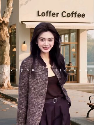 早秋韩系高智感穿搭姐系贵感独特超好看咖色外套#气质女神范儿 #高级感穿搭 #不一样的风格不一样的感觉 #气场全开 #时尚气质穿搭