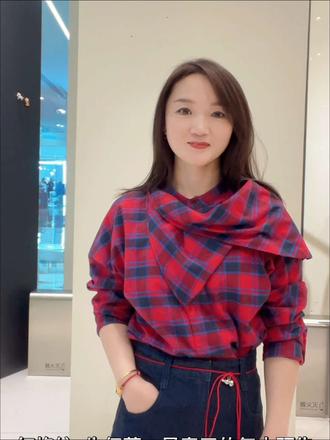 红格纹+牛仔蓝,是春天的复古预告❤️#edition #春装上新 #气质穿搭 #小个子穿搭 #松弛感穿搭