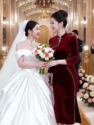 #琥珀流光风外套太适合秋天了 #婚宴妈妈装 #婚宴礼服 #婚宴礼服平时可穿 #喜婆婆婚宴礼服 @DOU+小助手