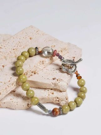 原创设计s925银彩石手链#银手链#彩石手链#手链手串#民族风手链#个性设计