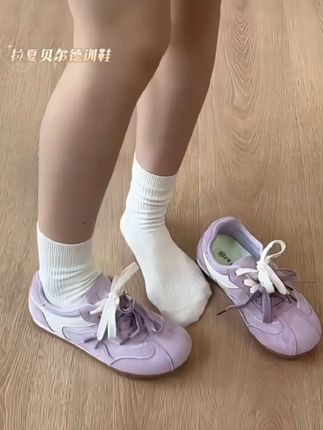 春野漫游 这双德训鞋和阳光一样温柔 #好鞋推荐  #夏季穿搭  #好穿又好搭#百搭鞋子#休闲鞋