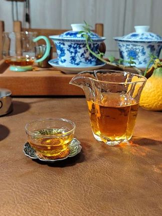 公道杯 冰晶公道杯玻璃耐热耐高温加厚可上电陶炉耐热手工分茶#茶生活 #喝茶 #茶器之美 #让生活慢下来 #公道杯