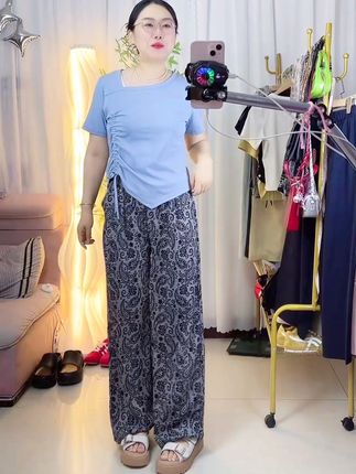冰丝直筒裤, 自带冰爽垂坠感,特别舒适透气#夏季穿搭 #女裤#冰丝裤#显高显瘦 #女装