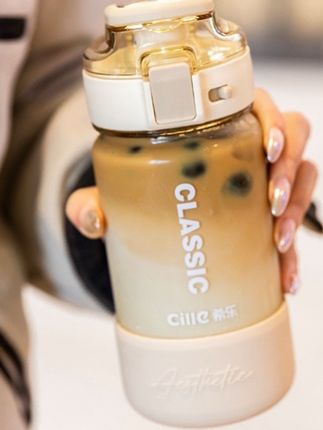 CILLE/希乐女生高颜值儿童水壶大容量男学生吸管杯便携防摔 #儿童水杯 #水壶 #大容量水杯 #好物推荐🔥 #强烈安利