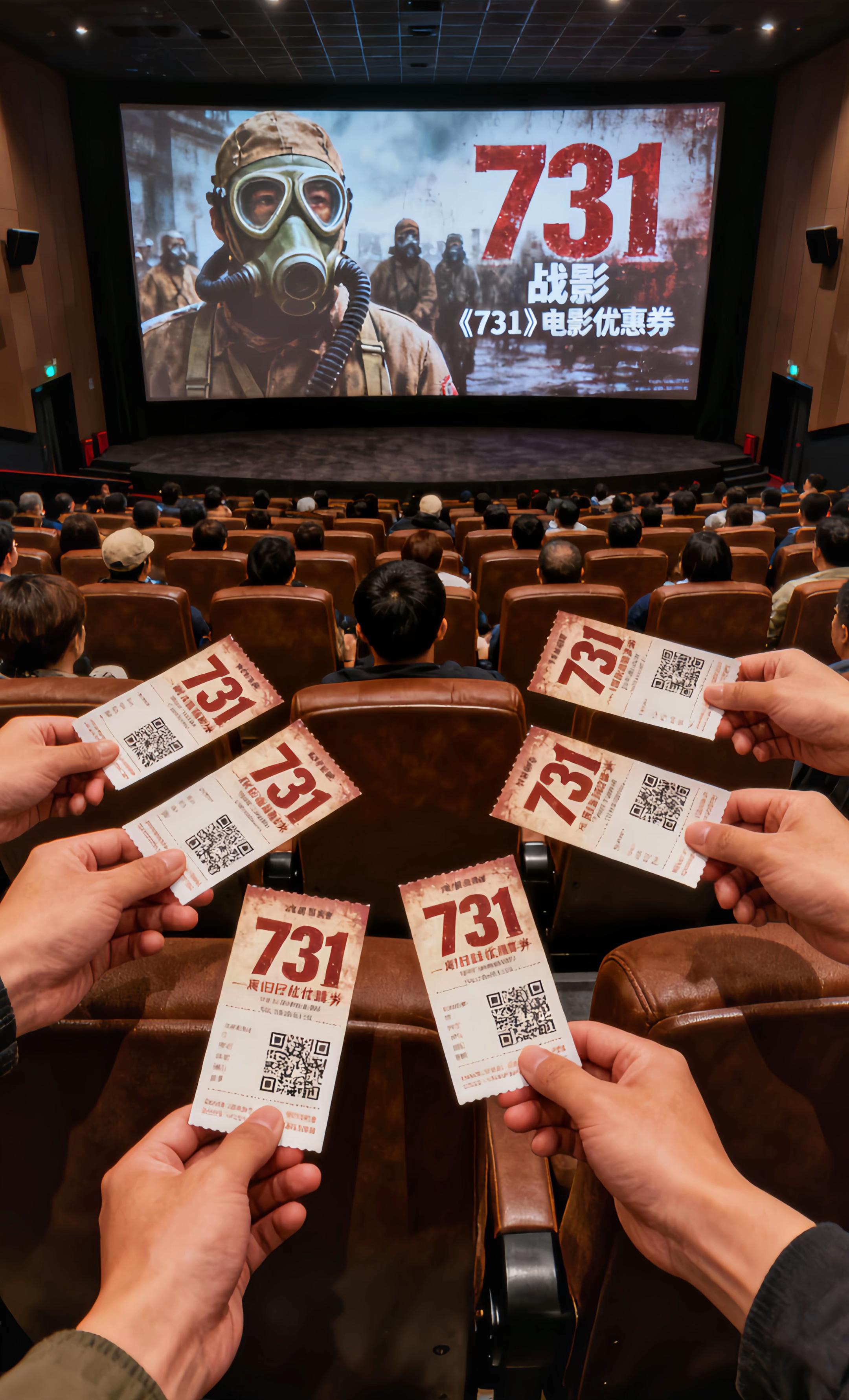 电影《731》9.18全球上映。终于等到了,铭记历史,勿忘国耻#勿忘历史吾辈自强 #历史不容忘却 #731电影 #电影优惠券票 #上热搜