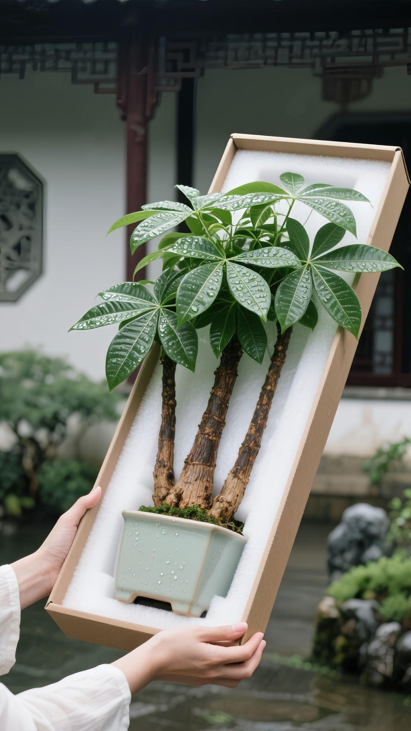 这款三杆发财树,是把“三重福气”搬进家的吉祥绿植~ 三根树干并立,敦实挺拔像稳稳扎下的根基,羽状叶片层层舒展,翠绿得发亮,簇拥着撑起一片繁茂,摆在客厅、玄关都透着大气稳重。 养护超省心,耐旱怕涝,偶尔浇点水就能精神抖擞,四季常绿不褪色,自带“步步高升”的好意头。不管是现代简约风还是中式家居,放一盆都很和谐,枝叶静静舒展时,像把安稳与生机都凝聚在一起,看着就让人心里踏实。新手也能轻松养得枝繁叶茂,让这份蓬勃绿意与满满福气,悄悄融进日常的每一天~ #发财树 #室内绿植 #办公室绿植推荐 #四季常绿 #适合室内养的绿植