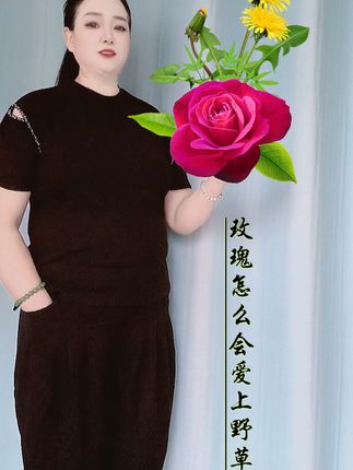 #原创作品 #剪映制作#贴纸卡点#情感#玫瑰怎么会爱上野草